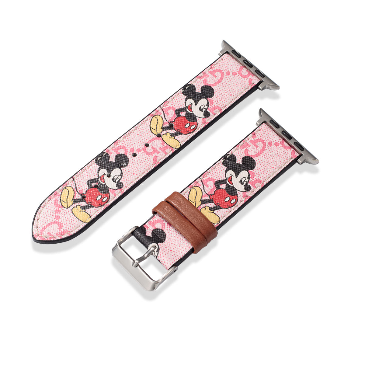 Leather Monogram Apple Watch Bands