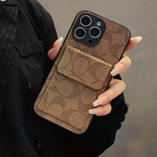 Classic iPhone Case With Wallet Light Brown-