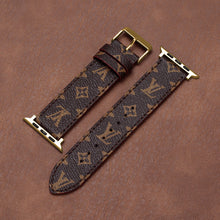 Leather Monogram Apple Watch Bands