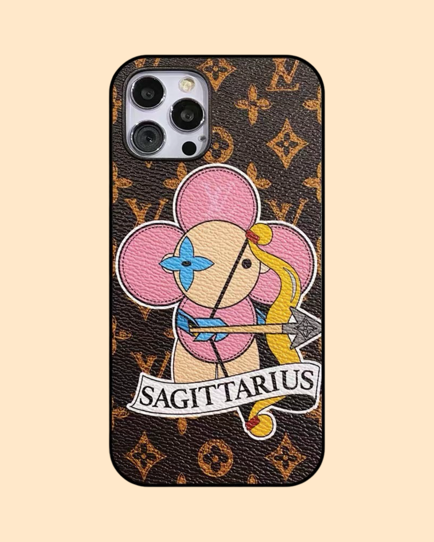 Sagittarius Love Painted iPhone Case Custom made