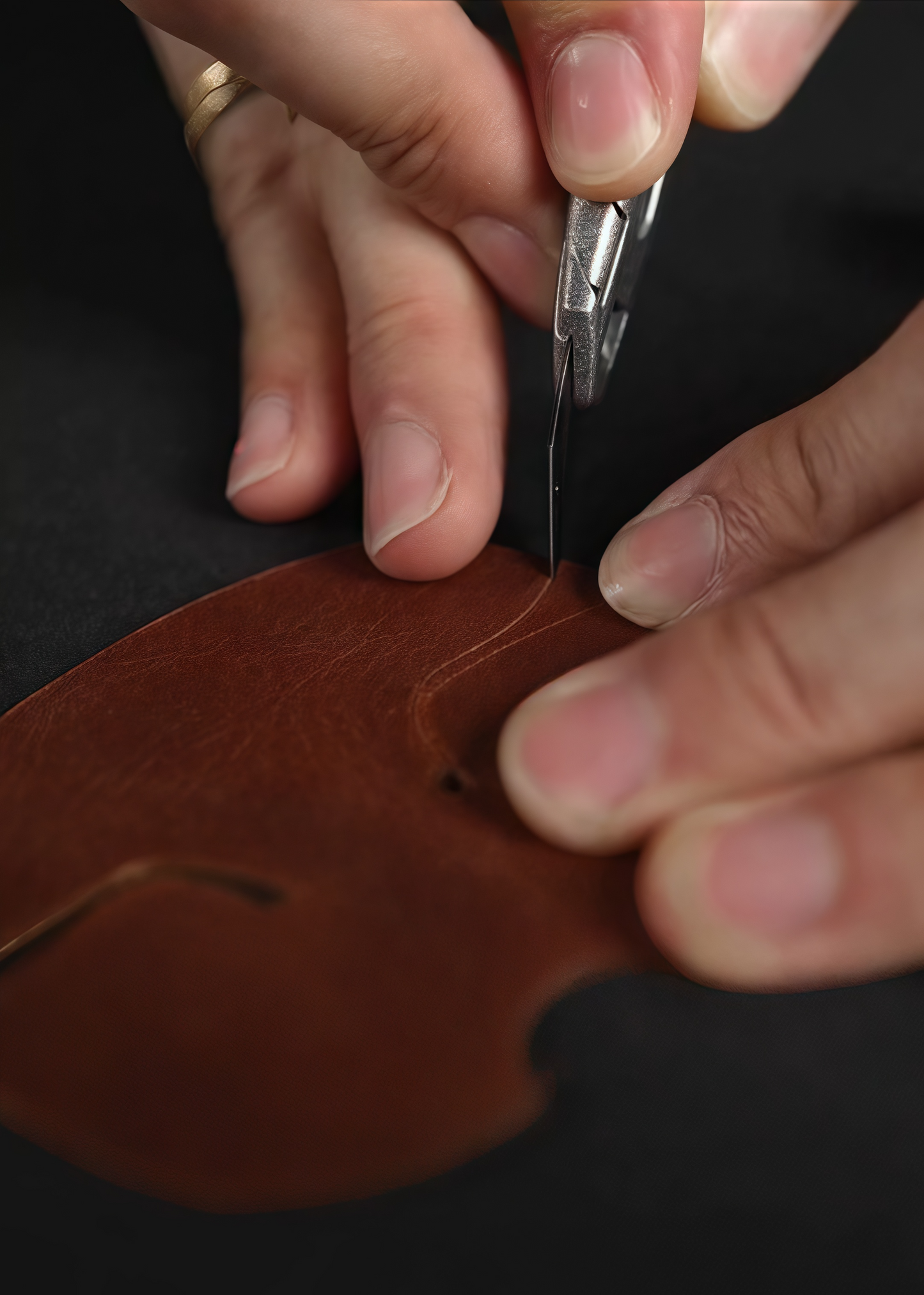 Premium Genuine Leather AirPods Case With Free Leather Lanyard