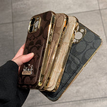 Classic Card Bag Leather iPhone Case