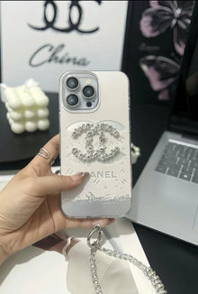 Elegant Luxury Crystal iPhone Case With Bracelet Strap