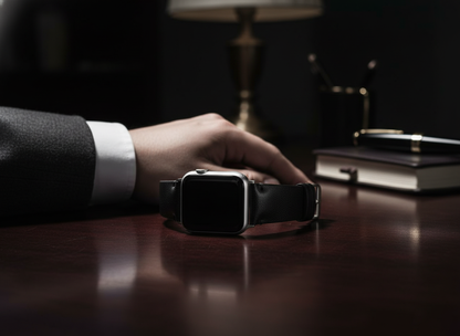 Full-Grain Leather Watch Strap– Brown & Black