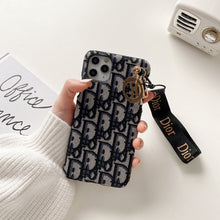 Fashion iPhone Case With Strap Black-