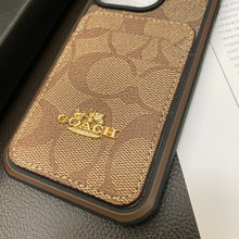 Classic iPhone Case With Card Holder Coffee