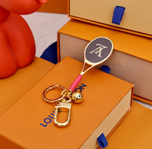 tennis racket keychain