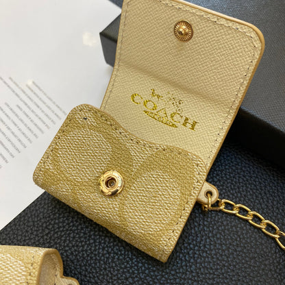 Luxury Coach AirPods Cases Coffee-