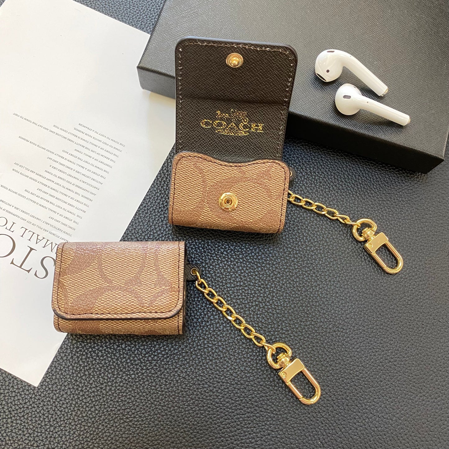 Luxury Classic AirPods 3rd Generation Cases Light Brown-