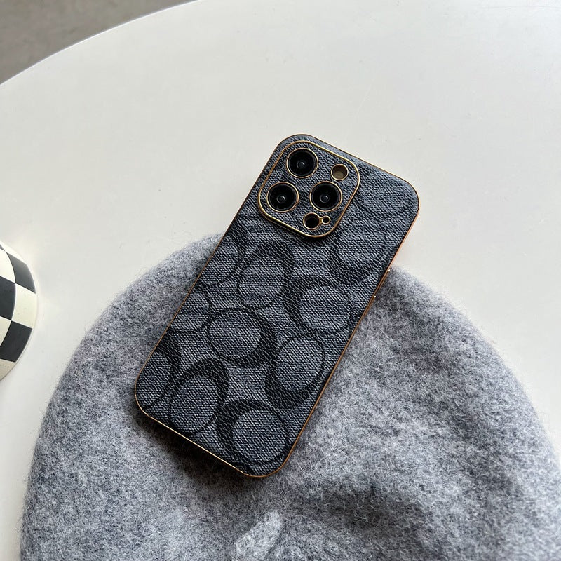 Classic iPhone Case Leather Black