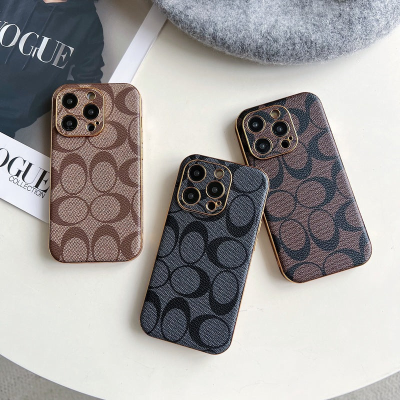 Classic iPhone Case Leather Black