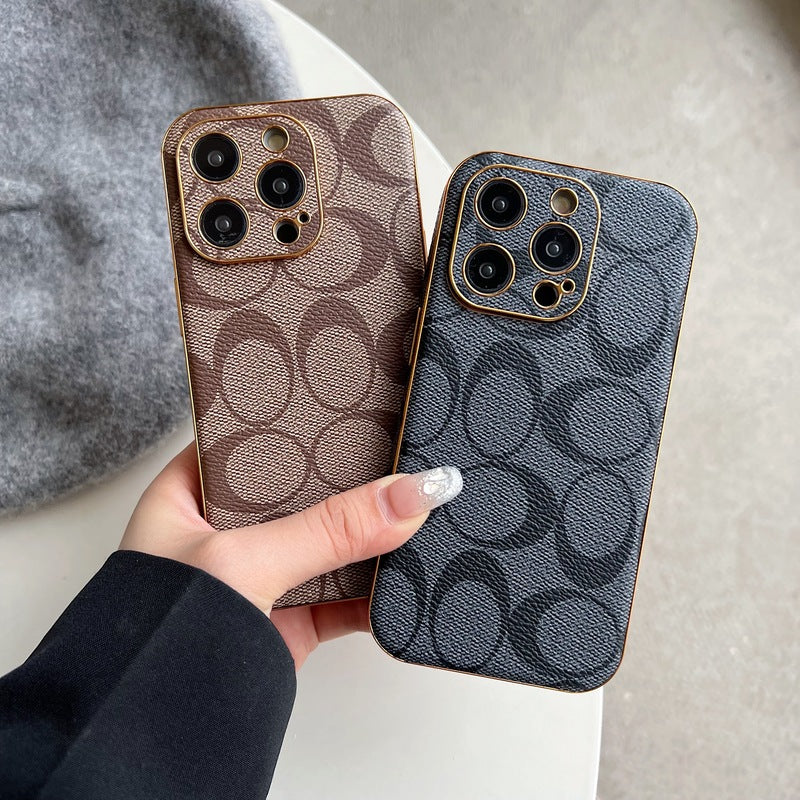 Classic iPhone Case Leather Black