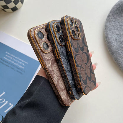 Classic iPhone Case Leather Black