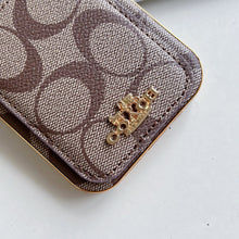 Classic iPhone Case With Card Holder Coffee