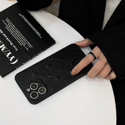 Luxury Color Leather iPhone Case