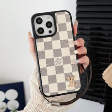 Luxury Black & White Hand Chain iPhone Case