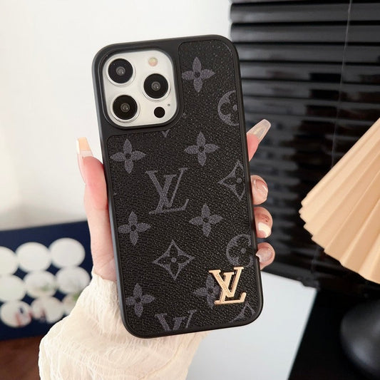 Luxury Black & White iPhone Case