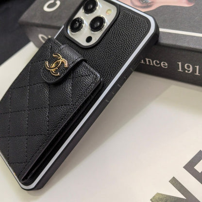 Elegant Crossbody Leather iPhone Case