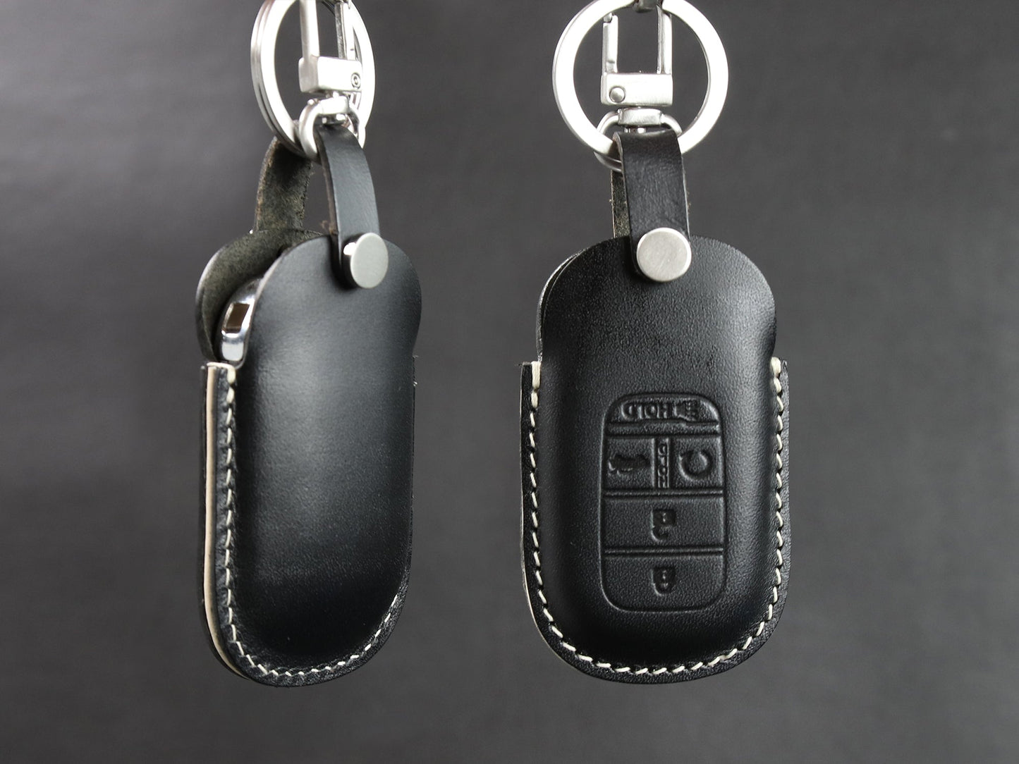 Leather car key Case for Honda [2-4/5/7] Key Fob