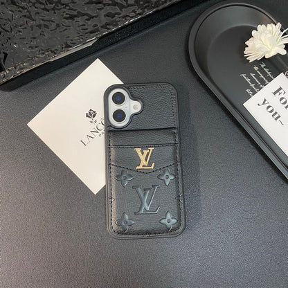 Luxury Card Bag Classic Color iPhone Case
