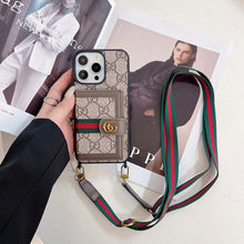 Premium Card Bag Crossbody iPhone Case