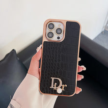 Fashion Diamond Logo Rose Gold iPhone Case