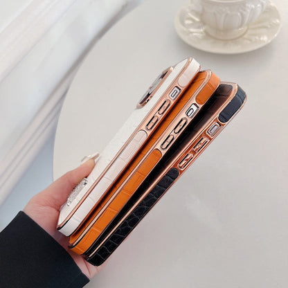 Classic Diamond Logo Rose Gold iPhone Case