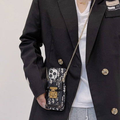 Fashion Card Bag Fabric iPhone Case