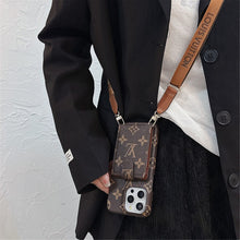 Luxury Card Bag Crossbody Chain iPhone Case