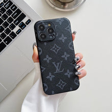 Luxury Classic Color Leather iPhone Case