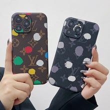 Luxury Classic Color Leather iPhone Case