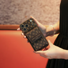 New Classic Luxury Card Holder iPhone Case with Crossbody Strap 012