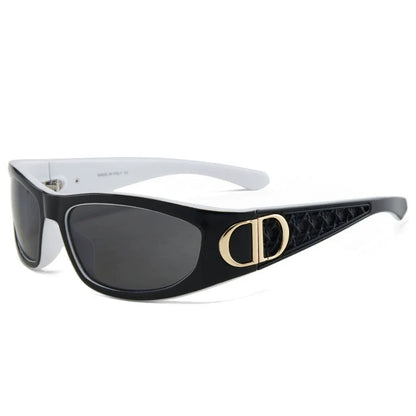 Vintage Oval Shield Sunglasses – Luxury Inspired Retro Fashion Eyewear