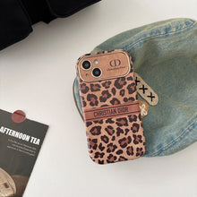 Fashion Brown Color Leather iPhone Case