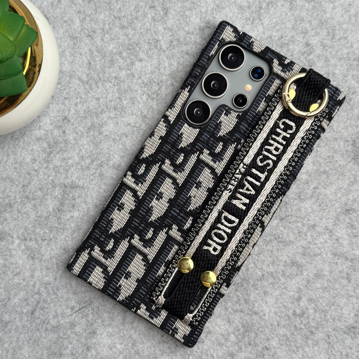 Luxury Brand C Vintage Pattern Case For Samsung Galaxy