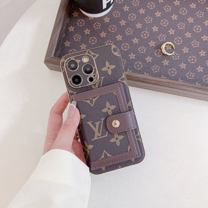 Luxury Classic Color Card Bag iPhone Case