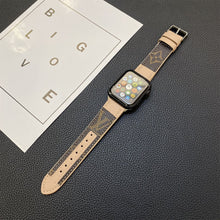 APPLE WATCH STRAP STITCHING MONOGRAM LEATHER