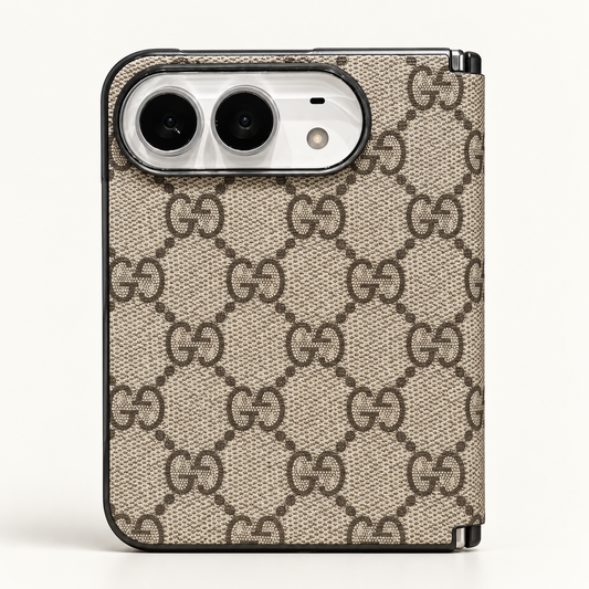 Beige & Brown GG iPhone Duo Case | 11 Design Options — iphone duo case gucci beige brown gg