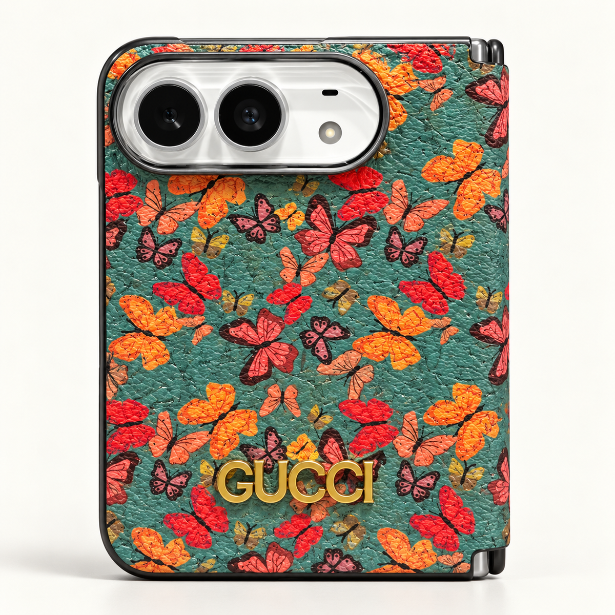 Purple Embossed iPhone Duo Case | 11 Monogram & Floral Designs — iphone duo case gucci teal butterfly