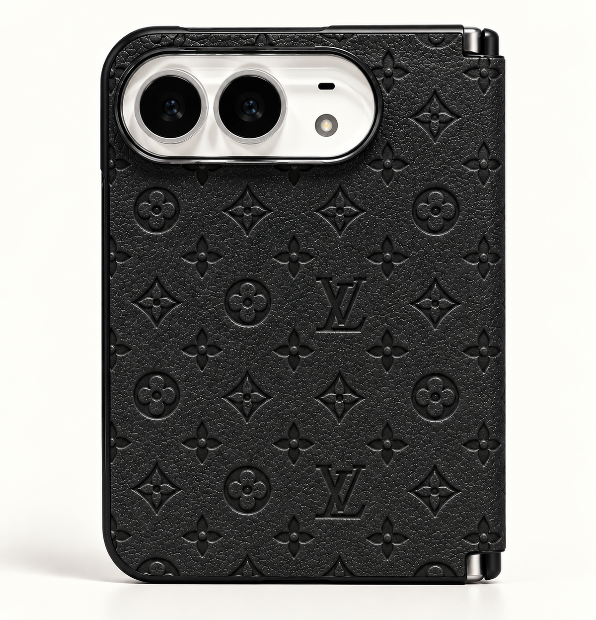 Purple Embossed iPhone Duo Case | 11 Monogram & Floral Designs — iphone duo case louis vuitton black embossed