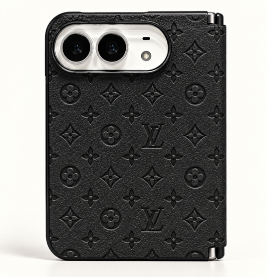 Purple Embossed iPhone Duo Case | 11 Monogram & Floral Designs — iphone duo case louis vuitton black embossed