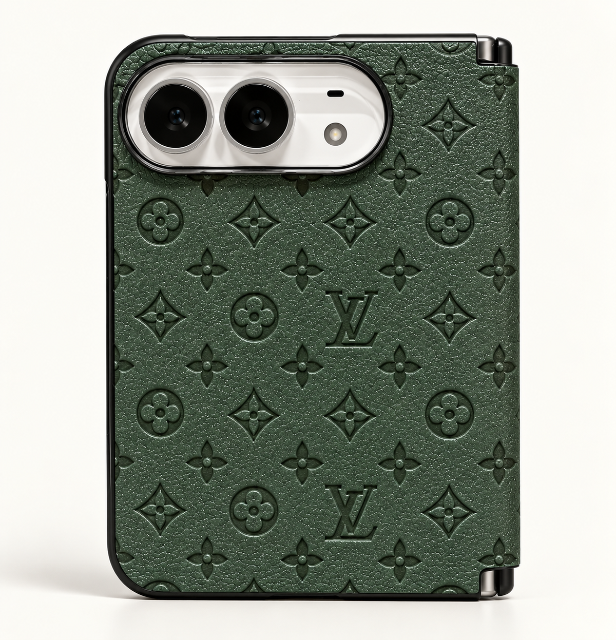 Purple Embossed iPhone Duo Case | 11 Monogram & Floral Designs — iphone duo case louis vuitton forest green embossed