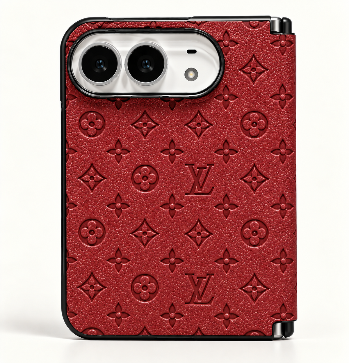 Purple Embossed iPhone Duo Case | 11 Monogram & Floral Designs — iphone duo case louis vuitton red embossed