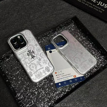 Silver Embossed Cross iPhone Case