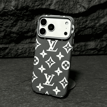 Luxury Carbon Fiber Stripe iPhone Case