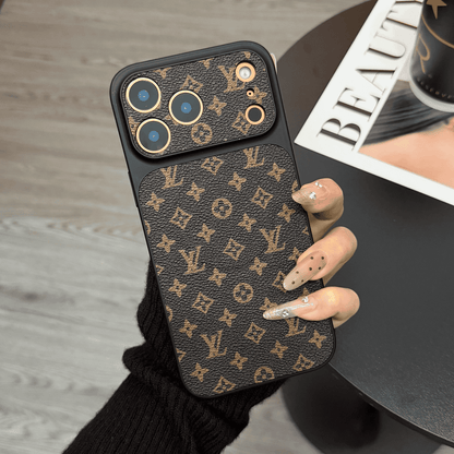 MagSafe Classic Monogram Leather iPhone Case