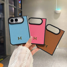 H-Emblem Textured iPhone Duo Case | 11 Colors — luxury hermes iphone duo case 10