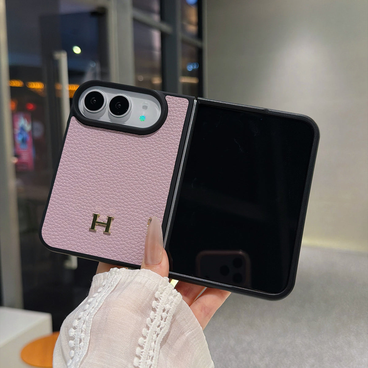H-Emblem Textured iPhone Duo Case | 11 Colors — luxury hermes iphone duo case 11