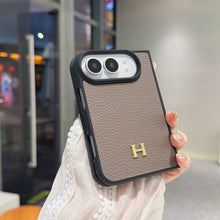 H-Emblem Textured iPhone Duo Case | 11 Colors — luxury hermes iphone duo case 14