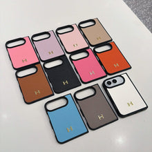H-Emblem Textured iPhone Duo Case | 11 Colors — luxury hermes iphone duo case 33
